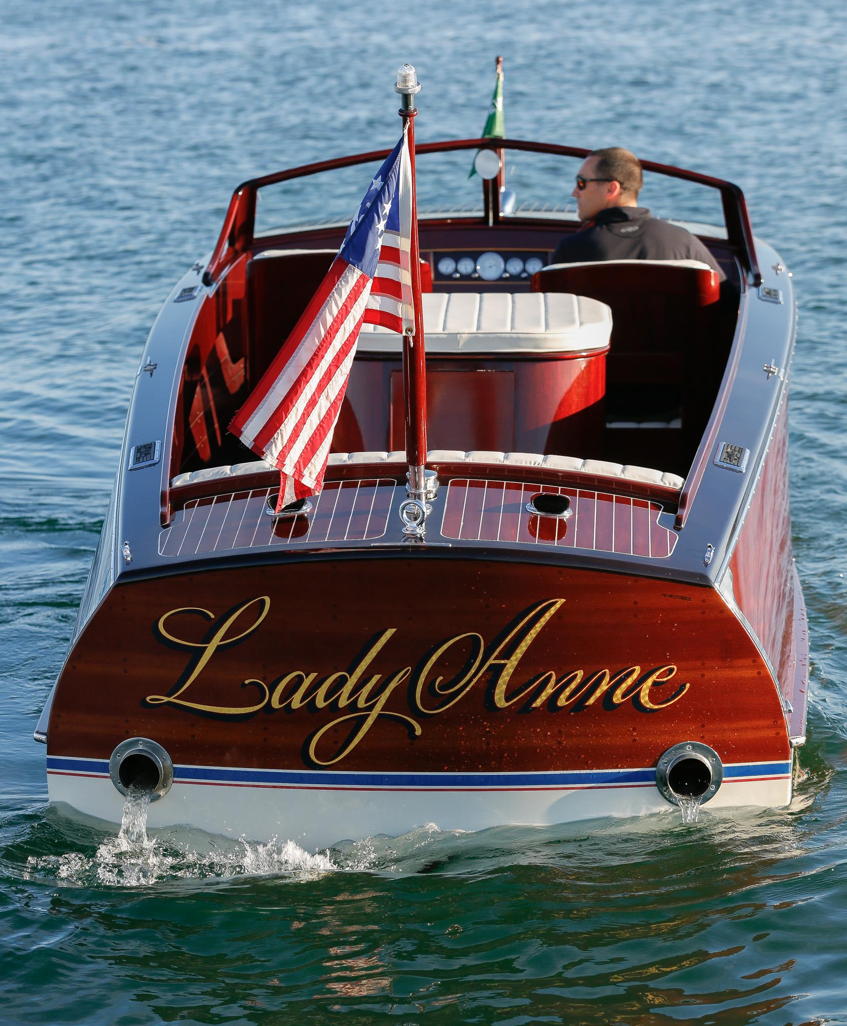 Lady Anne view of transom