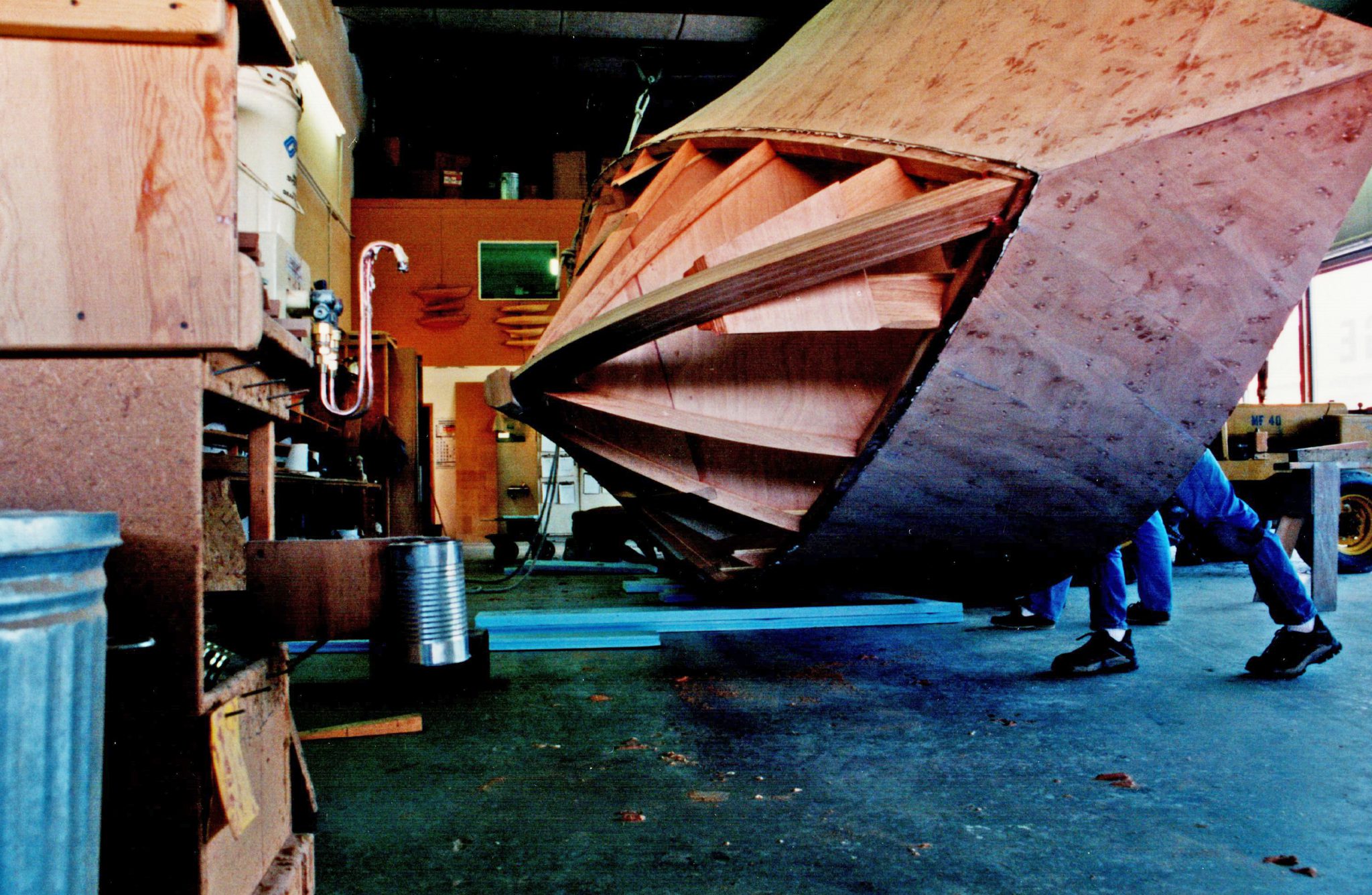 Rolling the hull of Geronimo