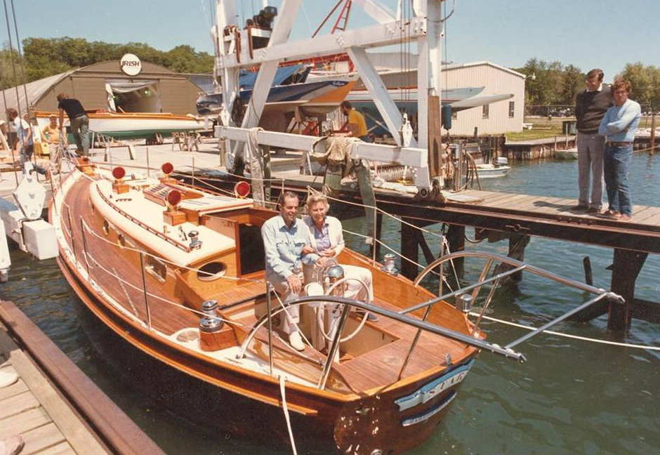 Fred and Nancy Ford at the helm of Star