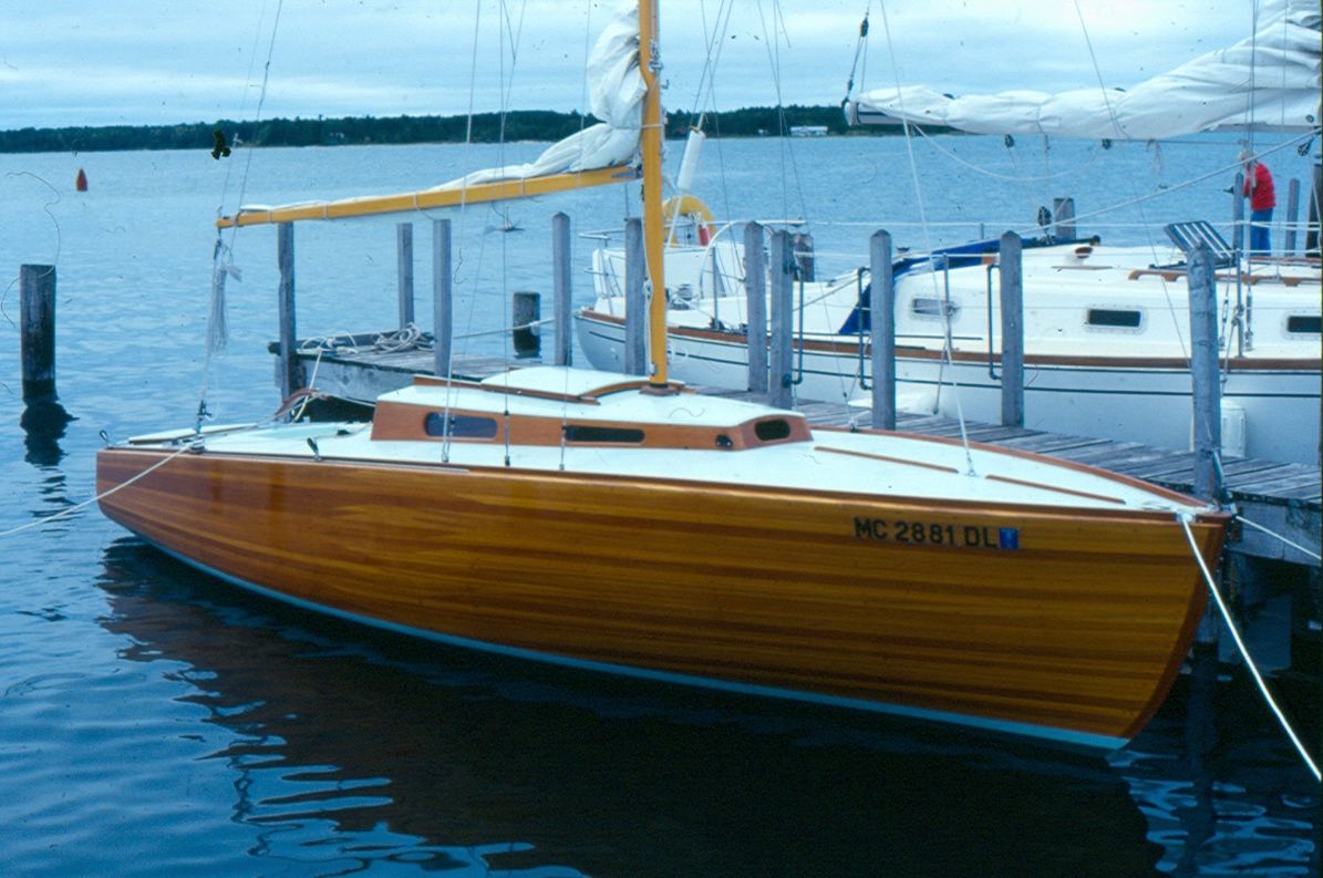 Feather. First boat built by Steve Van Dam for Steve Van Dam