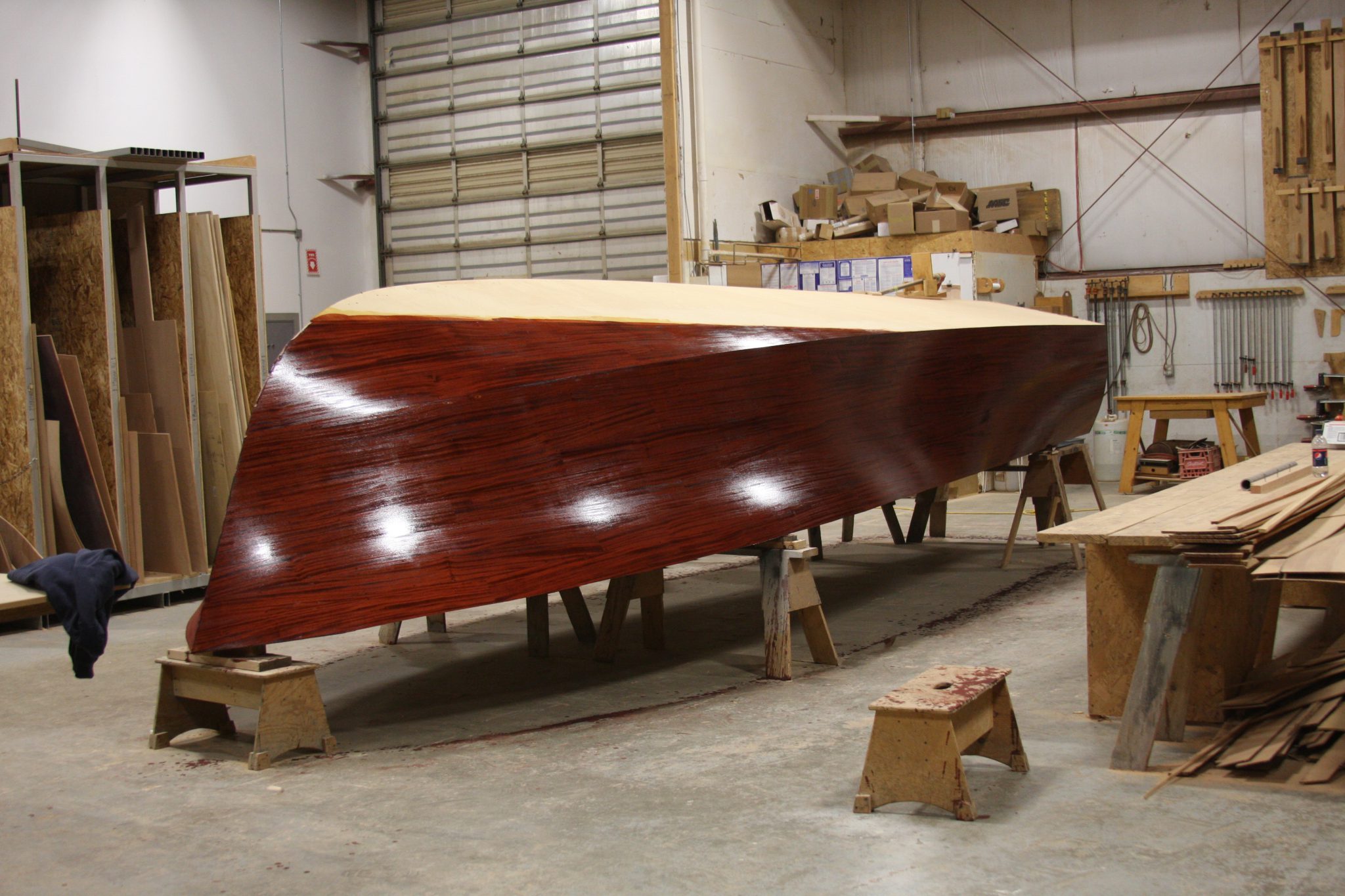 Varnish on hull of 3/4 Time