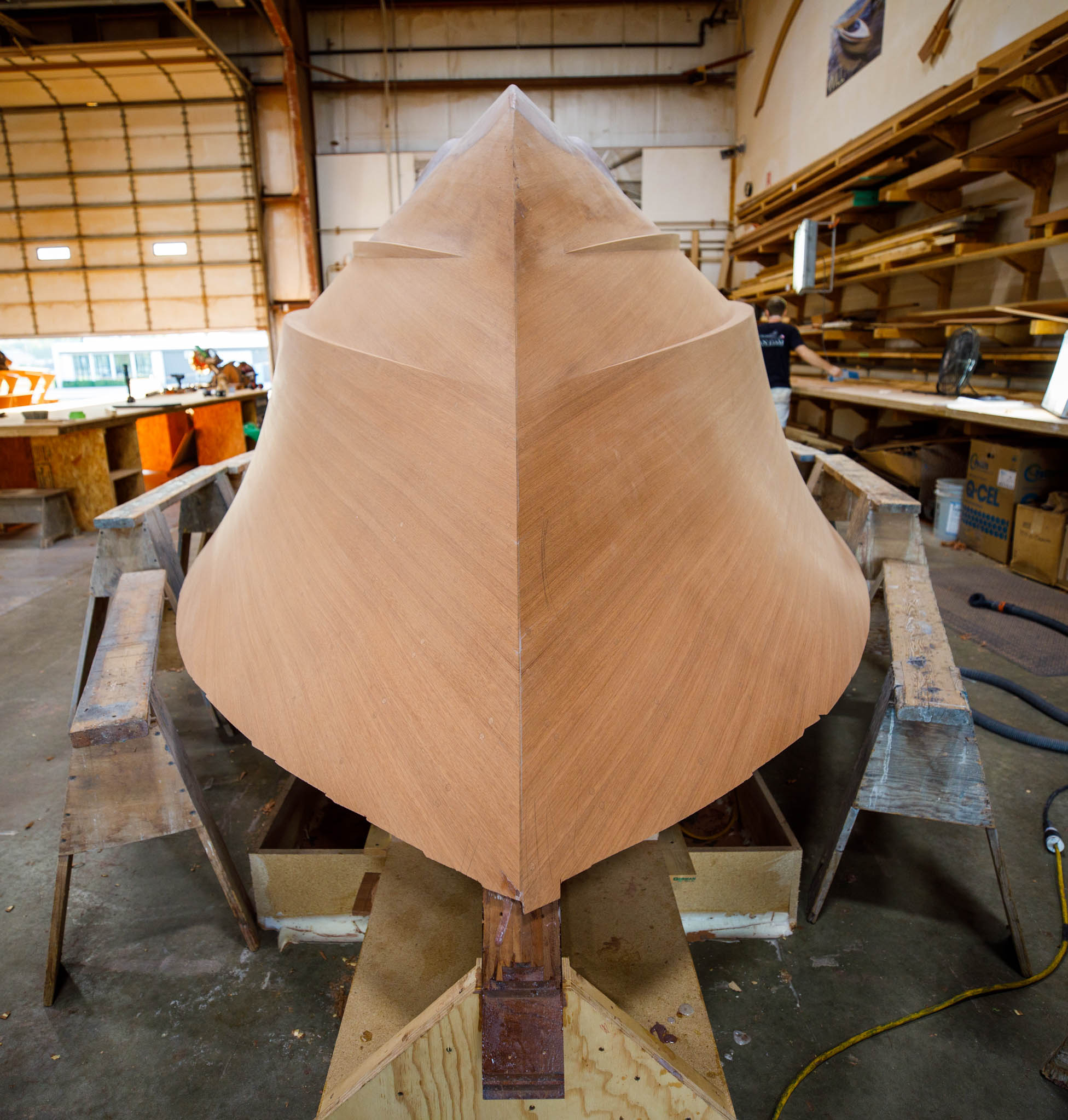 Sanded hull of 5-Star